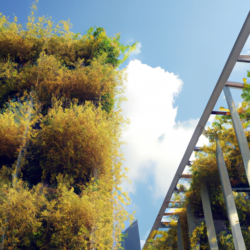 buildings with vertical gardens